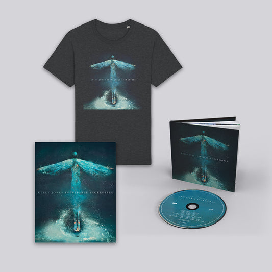 Inevitable Incredible CD or LP (signed) and merch bundle